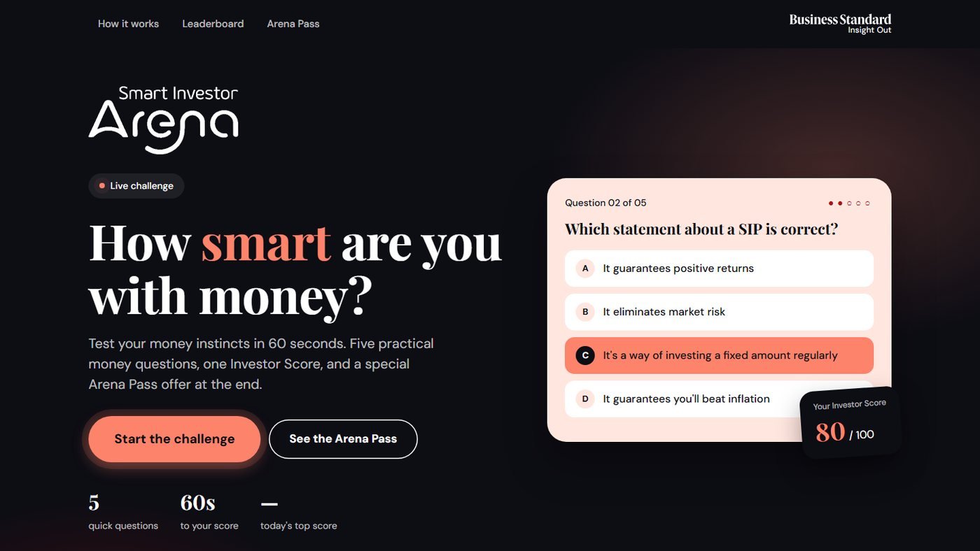 Business Standard Smart Investor Arena microsite